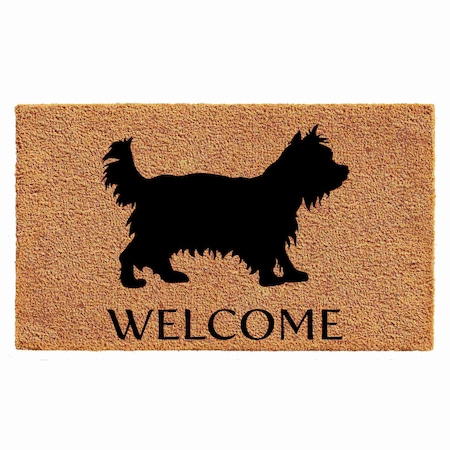 Calloway Mills Entrance Mat, Coir, Natural, Black 105562436